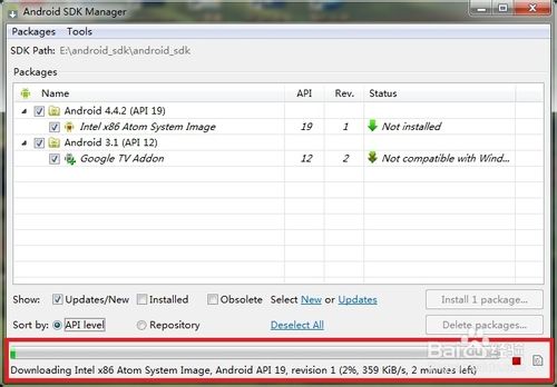 解決Android SDK Manager更新、下載速度慢